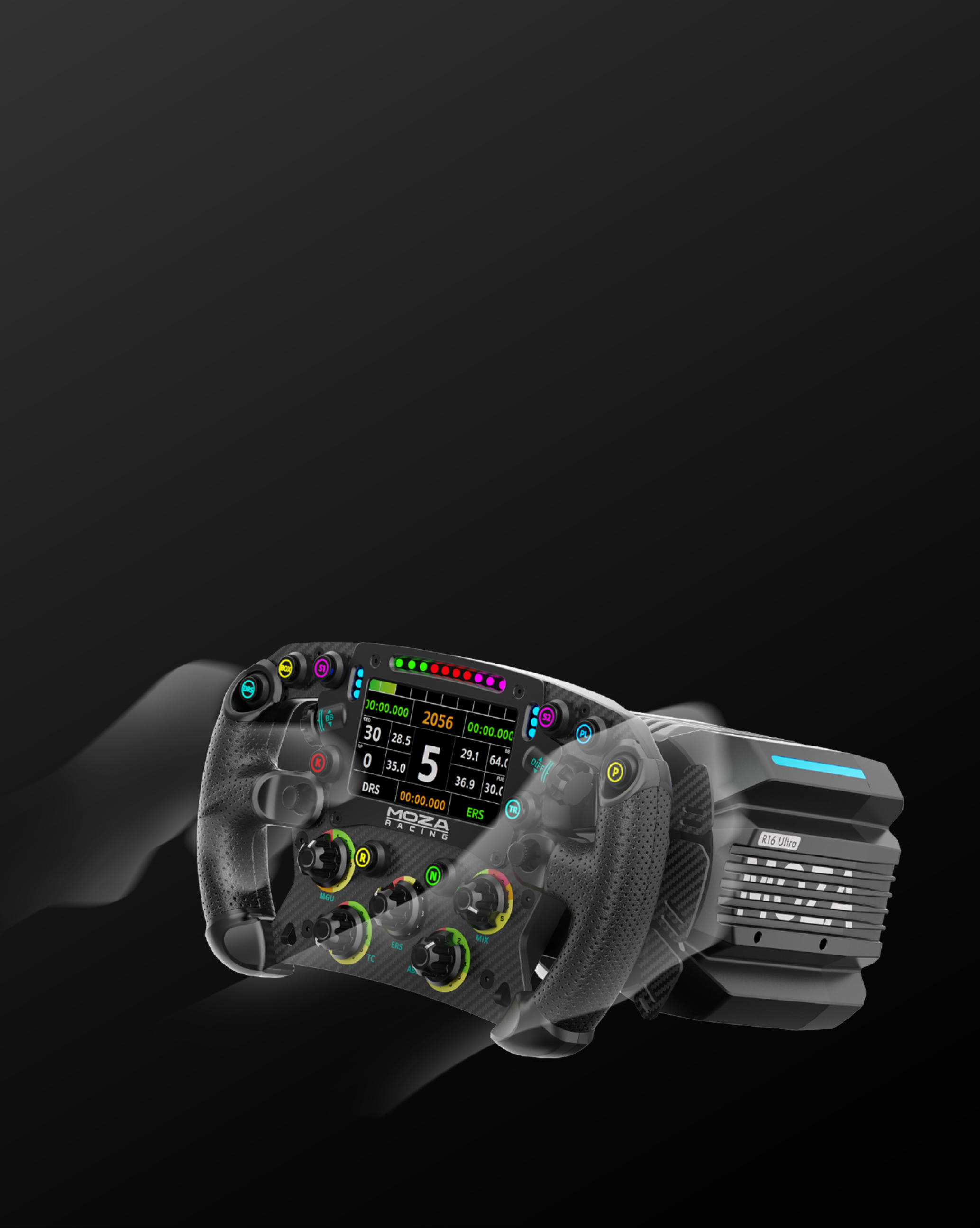 Moza R16 ULTRA - hands off protection system